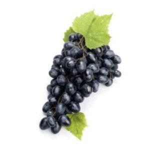Uva negra sin semilla